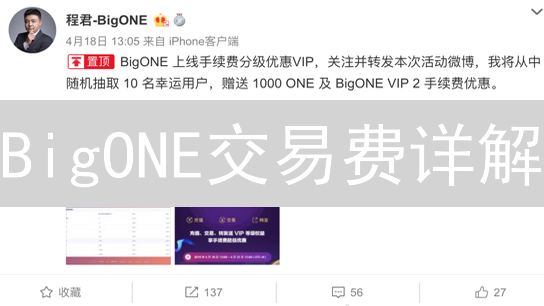 BigONE交易费详解：构成、费率等级与省钱攻略