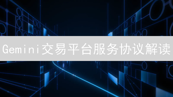 Gemini交易平台服务协议解读：保护你的加密资产？